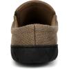 imageMens Slip On House Slippers  Canvas House Shoes Warm Cozy Memory Foam Clogs Slippers Indoor Outdoor Home Slippers