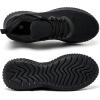 imageMens Wide Sneakers Walking Shoes  Slip on Tennis ShoesLightweight Breathable Comfortable Running Shoes for Athletic Workout Gym Jogging and Casual Wear Wide Width All Black Size 11