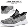 imageRunning Shoes for Men Sneakers  Lightweight Comfy Casual Memory Foam Workout Shoes for Walking Tennis Indoor Outdoor Mixblack Size 11