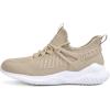 imageSlip On Tennis Shoes for Men  Non Slip Walking Casual Shoes Lightweight Breathable Athletic Road Running Workout Gym Jogging Basketball Sneakers MeshDarkgrey Size 11