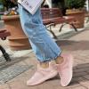 imageWomens Pink Tennis Shoes Walking Workout Gym Sneakers Fashion Slip On Memory Foam Comfortable Lightweight Shoes Pink Size 8