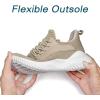 imageBeige Sneakers for Women  Long Time Standing Work Slip On Jogging Outdoor Shoes Beige US 6