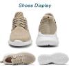 imageBeige Sneakers for Women  Long Time Standing Work Slip On Jogging Outdoor Shoes Beige US 6