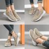 imageBeige Sneakers for Women  Long Time Standing Work Slip On Jogging Outdoor Shoes Beige US 6