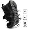 imageMens Athletic Walking Shoes  Comfy Memory Foam Lightweight Workout Casual Tennis Running Sneakers for Indoor Outdoor Allblack Size 12