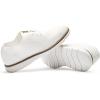 imageMens Dress Shoes Oxford Casual Business Office Wingtip Breathable Mesh Knitted Sneakers for Male Fashion Walking Work White Size 115
