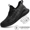 imageMens Walking Tennis Shoes  Comfy Running Shoes for Men Sneakers Workout Casual Athletic Indoor Outdoor MixBlack Size 13