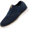 imageMens Dress Casual Shoes Oxfords Business Sneakers Lace Up Walking Knit Mesh Work Sneaker Navy Size 115
