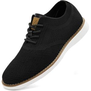 imageMens Oxford Dress Shoes Sneakers Casual Wingtip Comfortable Work Shoes for Male Classic Fashion Lace up Black Size 115