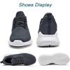 imageWomens Sneakers Tennis Shoes  Comfort Lightweight Non Slip Athletic Shoes for Gym Running Work Casual Dark Gray US 75
