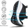 imageAkk Mens Workout Black Shoes  Running Gym Athletic Walking Tennis Sneakers Slip On Jogging Lightweight Men Size 11