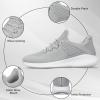 imageAkk Running Shoes for Men Sneakers Lightweight Comfy Casual Memory Foam Workout Shoes for Walking Tennis Athletic Indoor Outdoor Grey 7