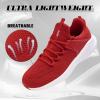 imageWalking Tennis Shoes for Men  Running Sneakers Slip on Shoes Mens Jogging Casual Lightweight Breathable Athletic Sport Gym Red 95