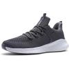 imageAkk Walking Tennis Shoes for Men  Running Sneakers Slip on Shoes Mens Jogging Casual Lightweight Breathable Athletic Sport Gym Dark Grey 10