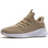 imageAkk Walking Tennis Shoes for Men  Running Sneakers Slip on Shoes Mens Jogging Casual Lightweight Breathable Athletic Sport Gym Khaki 10