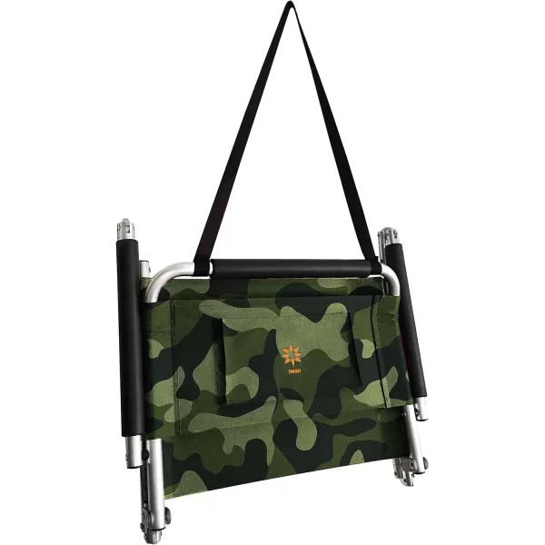 image2 Pack of Neso Lightweight Water Resistant Beach Chairs with Shoulder Strap and Slip Pocket  Folds ThinBlackRegular Camo