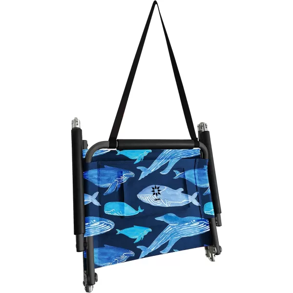 image2 Pack of Neso Lightweight Water Resistant Beach Chairs with Shoulder Strap and Slip Pocket  Folds ThinBlackXLarge Save the Whales