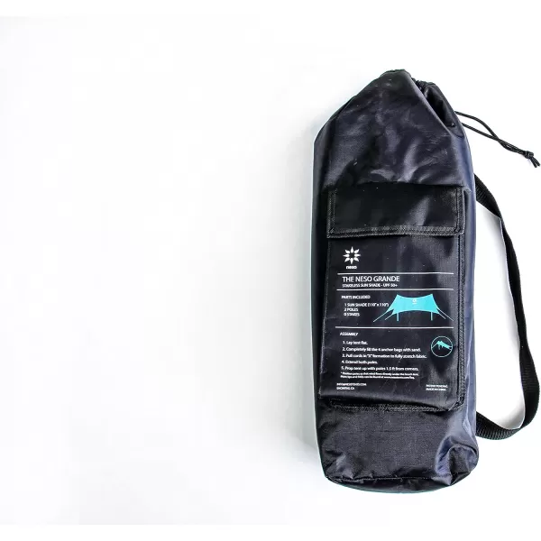 imageNeso Tents Grande Beach Tent 7ft Tall 9 x 9ft Reinforced Corners and Cooler PocketTeal