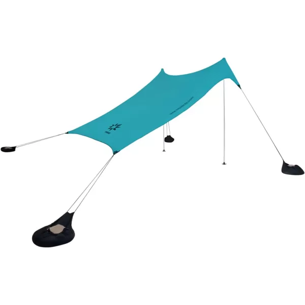 imageNeso Tents Grande Beach Tent 7ft Tall 9 x 9ft Reinforced Corners and Cooler PocketTeal