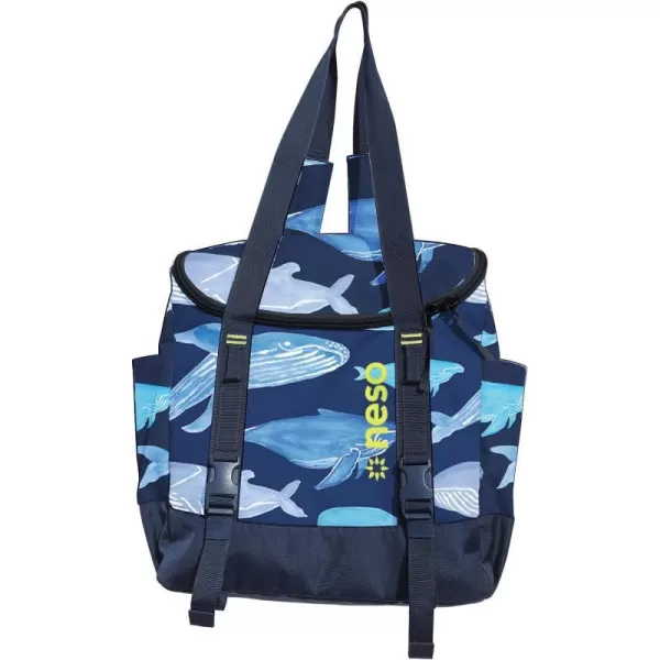 imageNeso Beach Tote Use as a CarryOn Beach Bag or BackpackSave the Whales