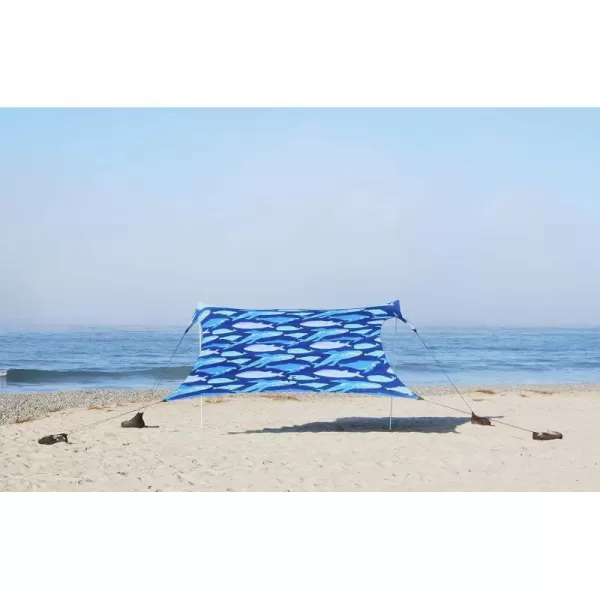 imageNeso Tents Grande Beach Tent 7ft Tall 9 x 9ft Reinforced Corners and Cooler PocketSave The Whales