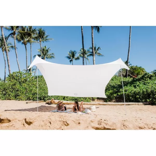 imageNeso Tents Grande Beach Tent 7ft Tall 9 x 9ft Reinforced Corners and Cooler PocketWhite