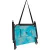 image2 Pack of Neso Lightweight Water Resistant Beach Chairs with Shoulder Strap and Slip Pocket  Folds Thin Aqua FrondsAqua Fronds