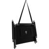 image2 Pack of Neso Lightweight Water Resistant Beach Chairs with Shoulder Strap and Slip Pocket  Folds Thin Aqua FrondsBlack