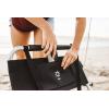 image2 Pack of Neso Lightweight Water Resistant Beach Chairs with Shoulder Strap and Slip Pocket  Folds Thin Aqua FrondsBlack