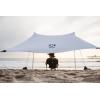 image2 Pack of Neso Lightweight Water Resistant Beach Chairs with Shoulder Strap and Slip Pocket  Folds Thin Aqua FrondsBlack