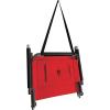 image2 Pack of Neso Lightweight Water Resistant Beach Chairs with Shoulder Strap and Slip Pocket  Folds Thin Aqua FrondsLehua Red