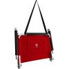image2 Pack of Neso Lightweight Water Resistant Beach Chairs with Shoulder Strap and Slip Pocket  Folds Thin Aqua FrondsLehua Red
