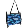 image2 Pack of Neso Lightweight Water Resistant Beach Chairs with Shoulder Strap and Slip Pocket  Folds Thin Aqua FrondsWhales