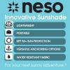 imageNeso Tents Beach Tent with Sand Anchor Portable Canopy Sunshade  7 x 7  Patented Reinforced CornersPeriwinkle BlueRed