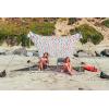 imageNeso Tents Beach Tent with Sand Anchor Portable Canopy Sunshade  7 x 7  Patented Reinforced CornersPeriwinkle BlueUSA Waves