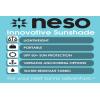 imageNeso Tents Grande Beach Tent 7ft Tall 9 x 9ft Reinforced Corners and Cooler PocketBlackWhite Stripes