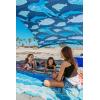 imageNeso Tents Grande Beach Tent 7ft Tall 9 x 9ft Reinforced Corners and Cooler PocketWhales