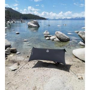 imageNeso Sidelines Grande  Versatile Sports Sun Shelter Patented Corners ampamp Poles 100 Recycled StakesBlack