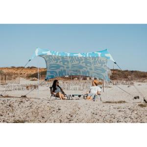imageNeso Tents Grande Beach Tent 7ft Tall 9 x 9ft Reinforced Corners and Cooler PocketCoastal Birds