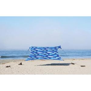imageNeso Tents Grande Beach Tent 7ft Tall 9 x 9ft Reinforced Corners and Cooler PocketWhales